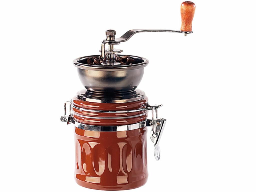 Rosenstein & Söhne Kaffeemühle Genua mit Aroma Behälter Kaffeemühlen Kaffee Mühle