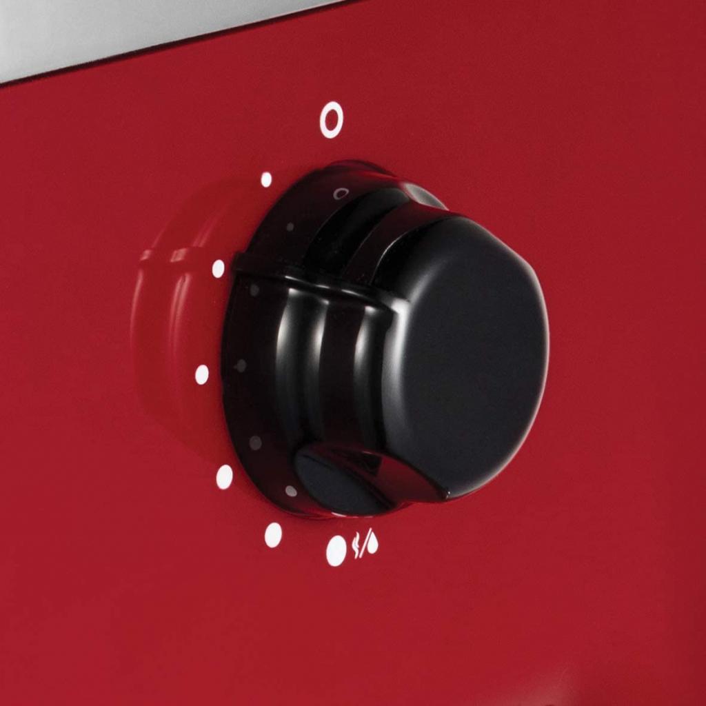 Russell Hobbs Siebträger Retro Espressomaschine Rot + 2 Tasseinsätzen + Wassertank+ Milchschaumdüse