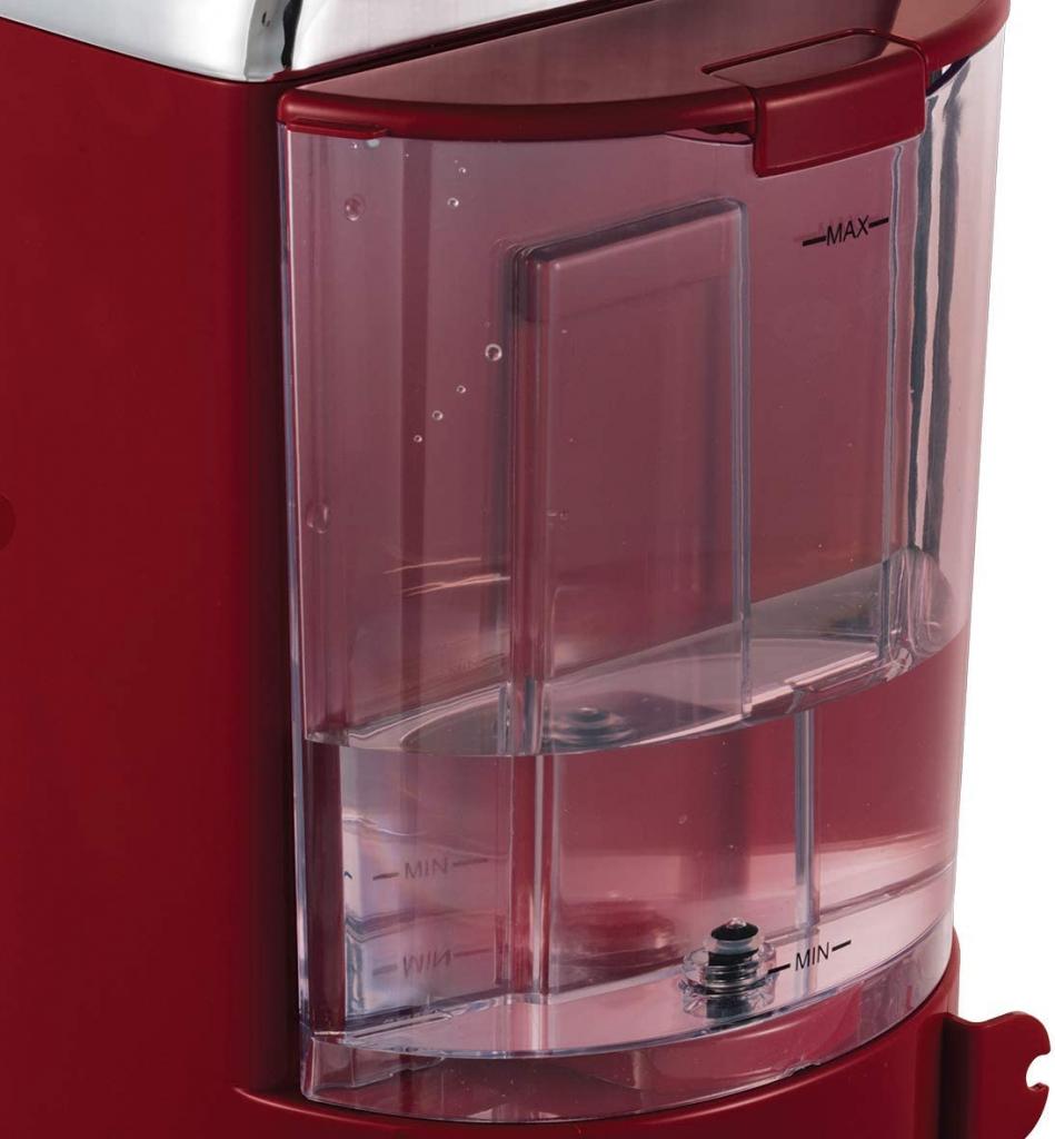 Russell Hobbs Siebträger Retro Espressomaschine Rot + 2 Tasseinsätzen + Wassertank+ Milchschaumdüse