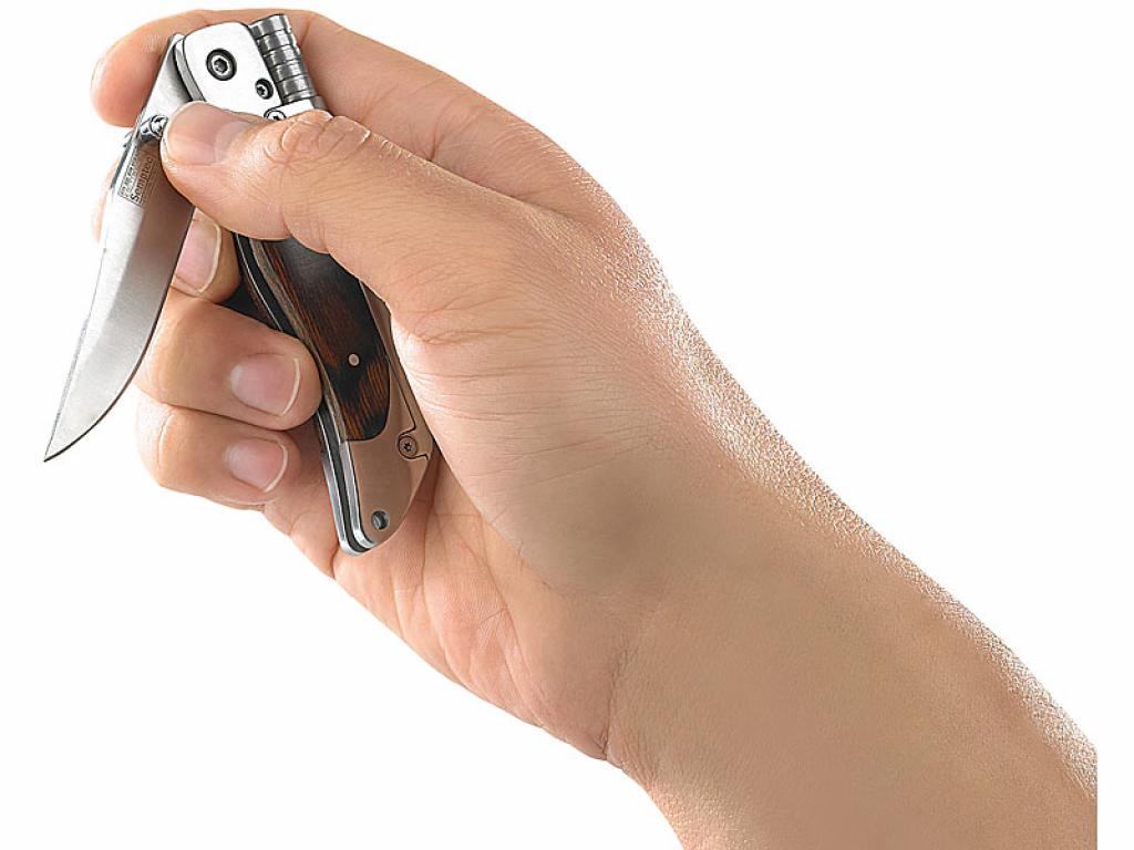 Semptec Taschenmesser mit Magnesium-Feuerstarter mit Magnesium Feuerstein Outdoor