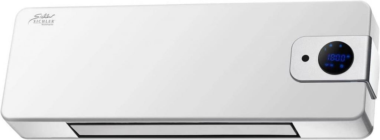 Sichler Keramik Wandheizlüfter LV-820.w ZX-7108 mit digitalem Thermostat, Oszillation, 2.000 W