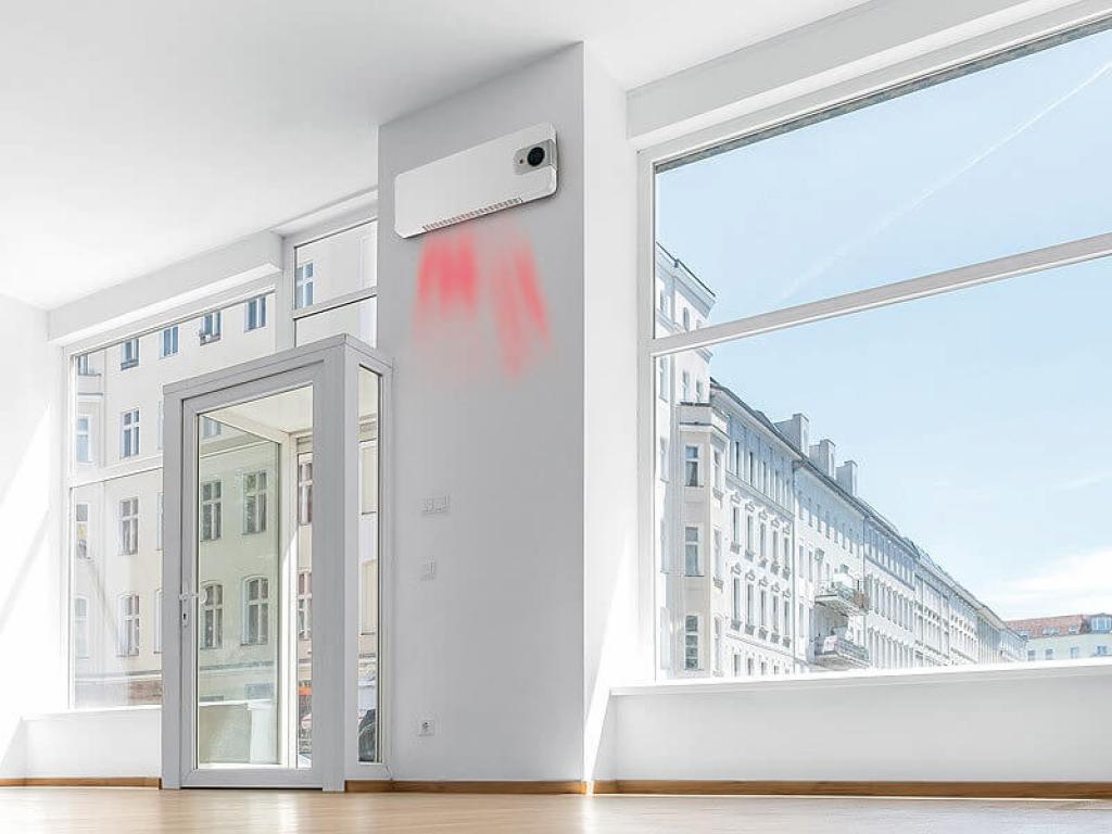 Sichler WLAN Keramik Heizlüfter NX-4771-907 WLAN-Wandheizlüfter, LED-Display, 2.000 W, App,
