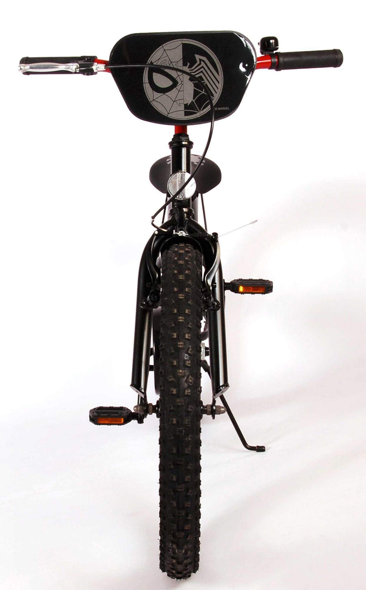 Volare Spider-Man - Kinderfahrrad - Jungen - 20 Zoll - Mattschwarz