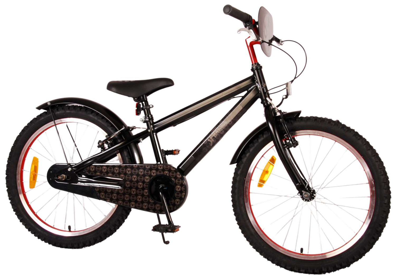Volare Spider-Man - Kinderfahrrad - Jungen - 20 Zoll - Mattschwarz - 2 Handbremsen