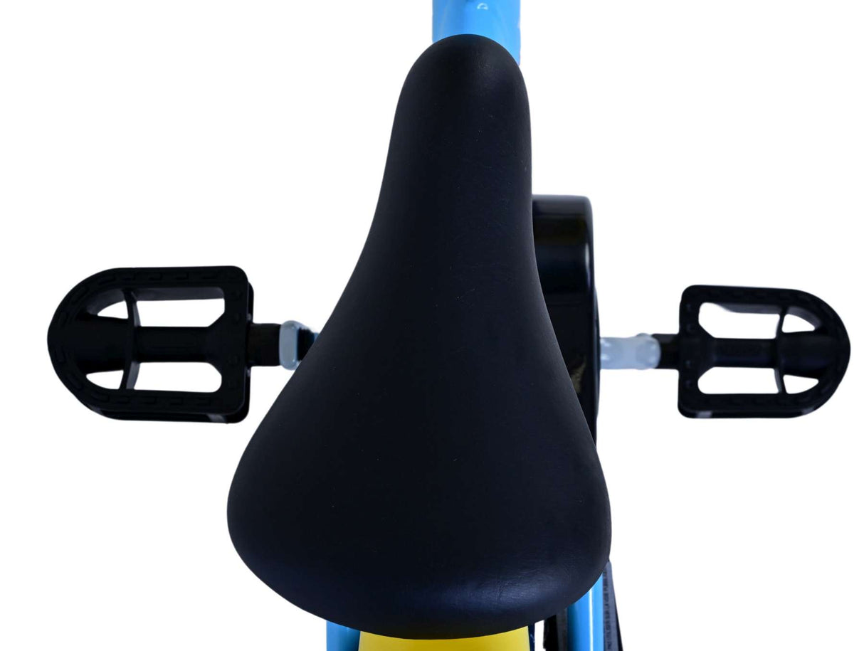 Volare Spidey Kinderfahrrad für Jungen - 12 Zoll - Blau mit Sicherheitsmerkmalen