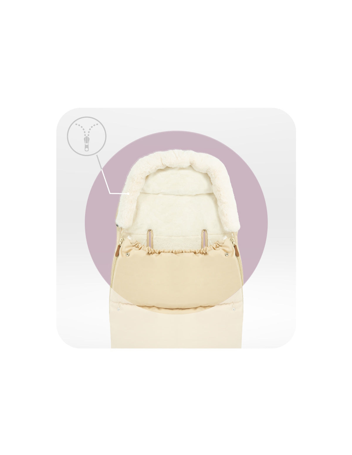 MoMi SARDI 2in1 Fußsack in gewählter Farbe für Kinderwagen, Buggy & Schlitten