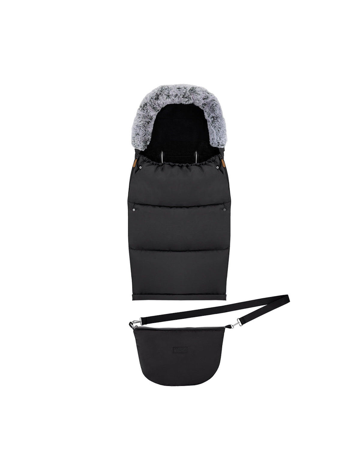MoMi SARDI 2in1 Fußsack in gewählter Farbe für Kinderwagen, Buggy & Schlitten