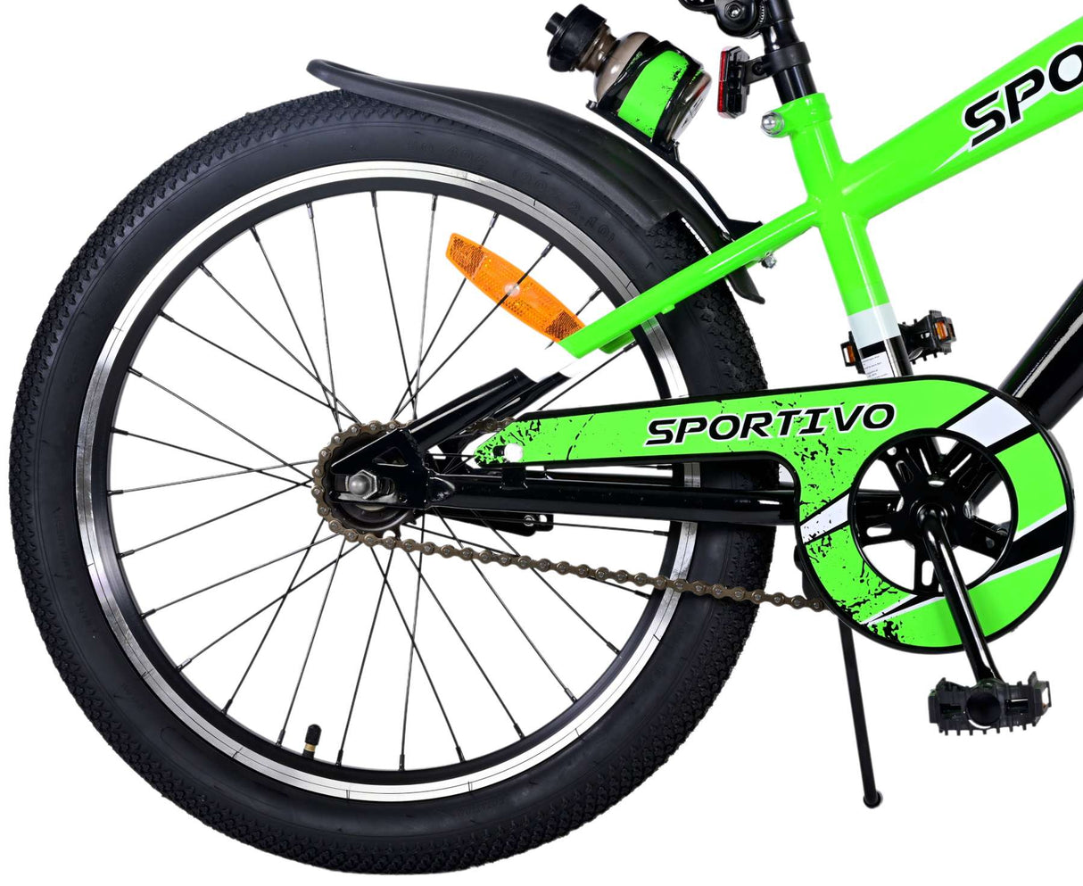 Volare Sportivo Kinderfahrrad - Jungen - 20 Zoll - Grün
