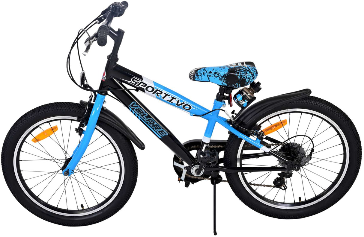 Volare Sportivo Kinderfahrrad - Jungen - 20 Zoll - Blau - 6 Gänge