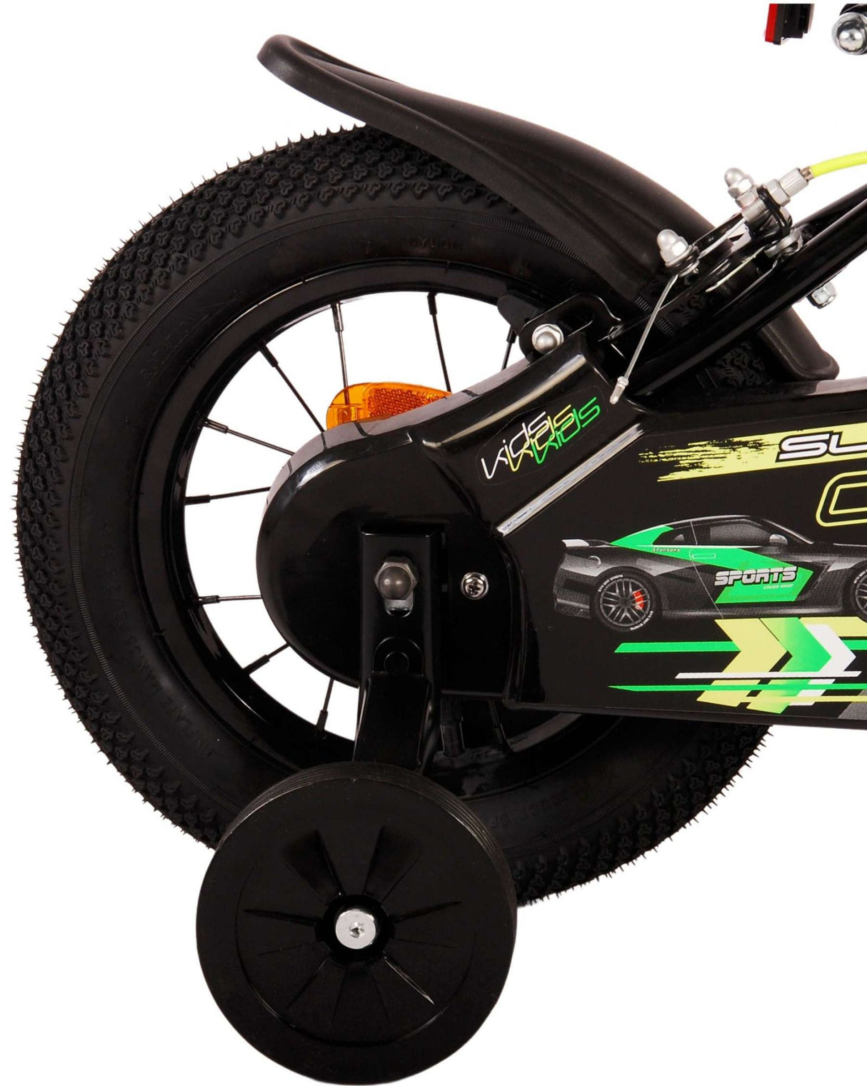 Volare Super GT Kinderfahrrad - Jungen - 12 Zoll - Grün - Zwei Handbremsen