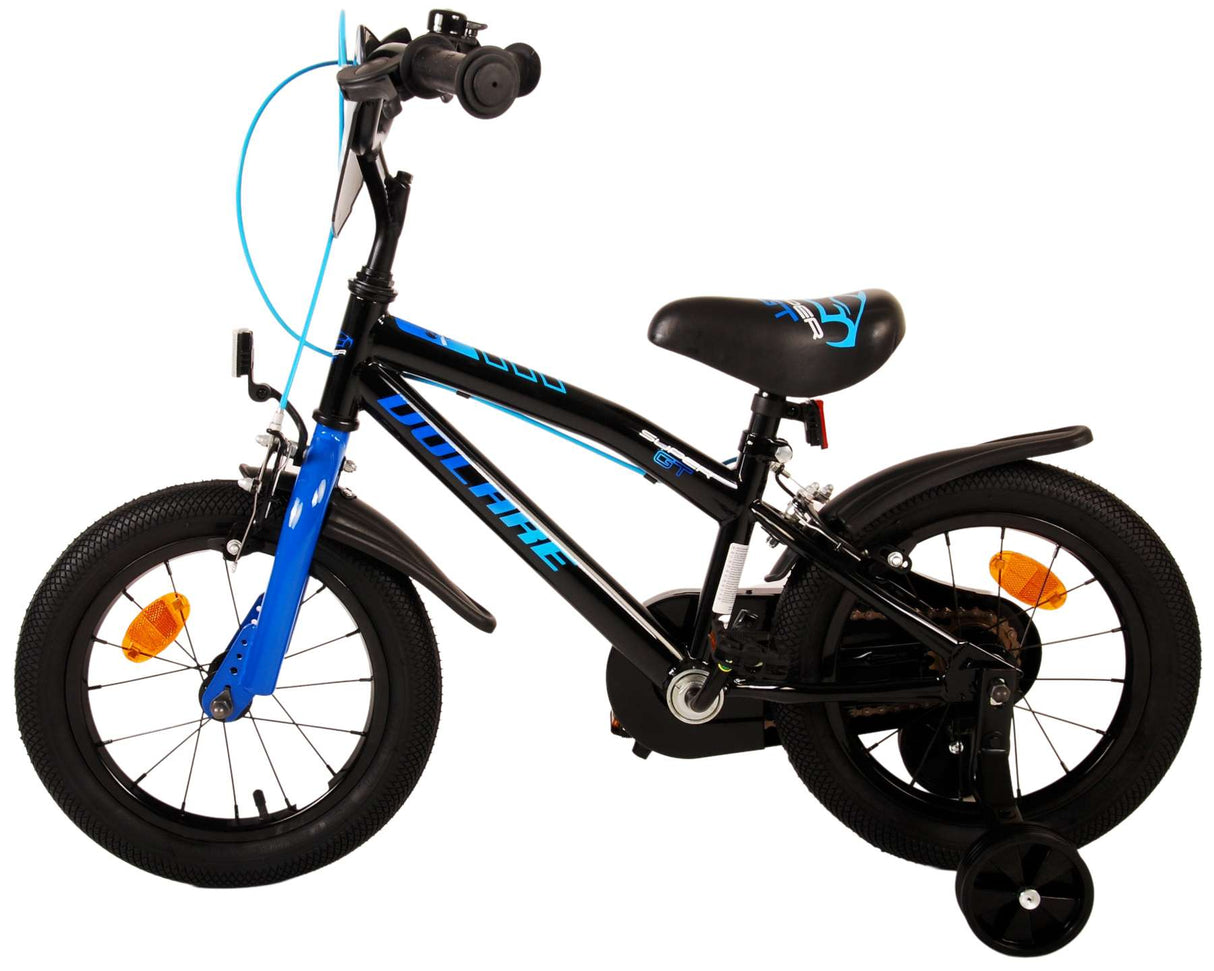 Volare Super GT Kinderfahrrad - Jungen - 14 Zoll - Blau - Zweihandbremsen