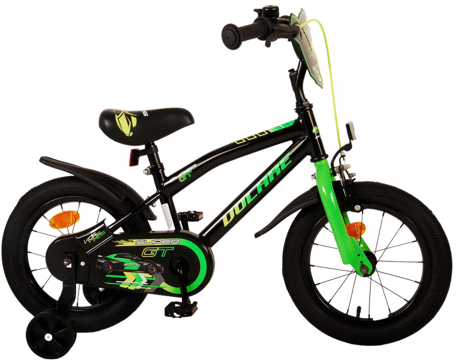 Volare Super GT Kinderfahrrad - Jungen - 14 Zoll - Grün