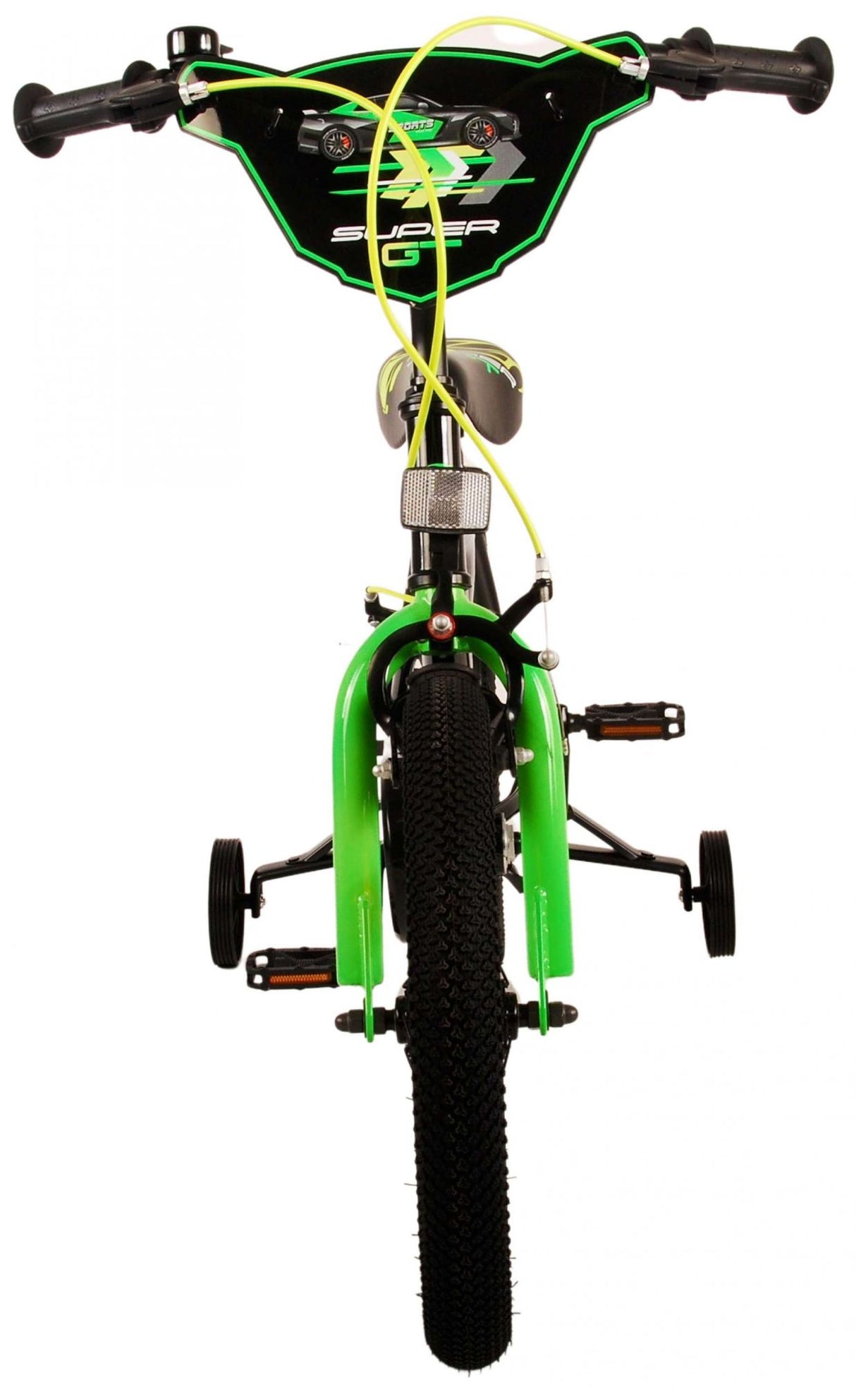 Volare Super GT Kinderfahrrad - Jungen - 16 Zoll - Grün- Zweihandbremsen