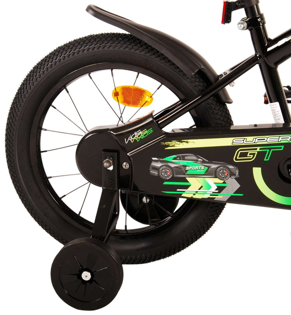 Volare Super GT Kinderfahrrad - Jungen - 16 Zoll - Grün