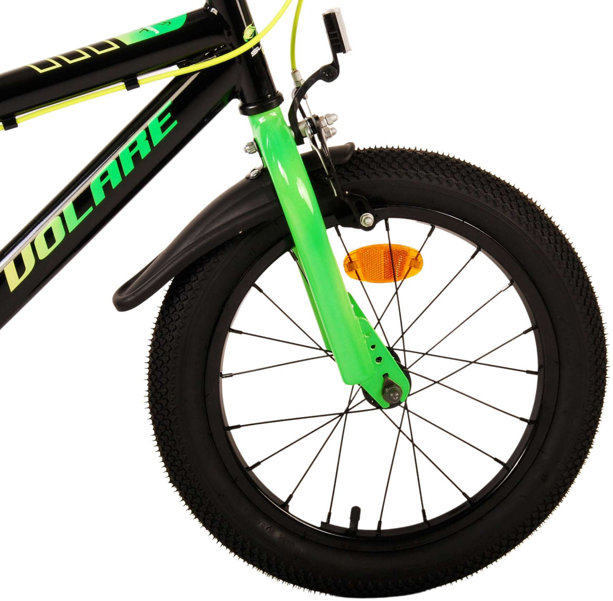 Volare Super GT Kinderfahrrad - Jungen - 16 Zoll - Grün- Zweihandbremsen