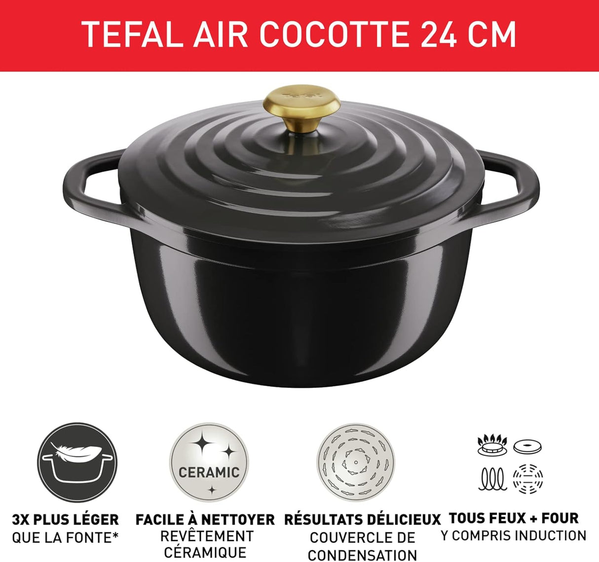 Tefal E2554604 Kochtopf mit den wichtigsten Merkmalen