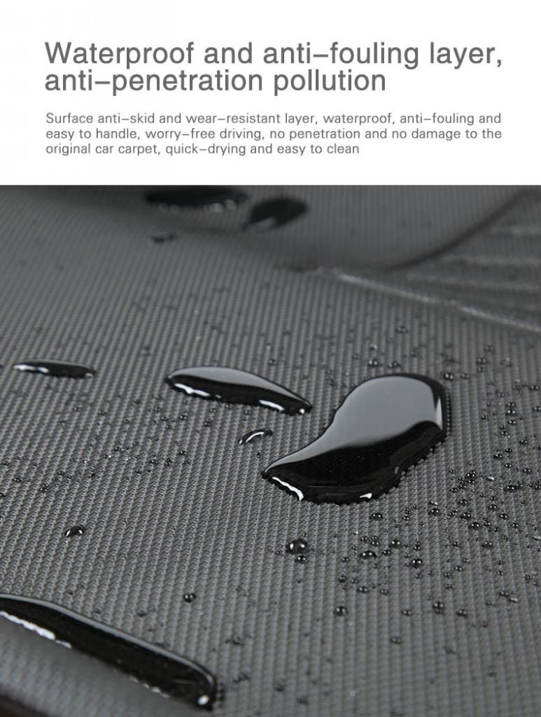 3D Kofferraummatte + Unterbodenmatte passend für Tesla Model Y / Performance rutschfest