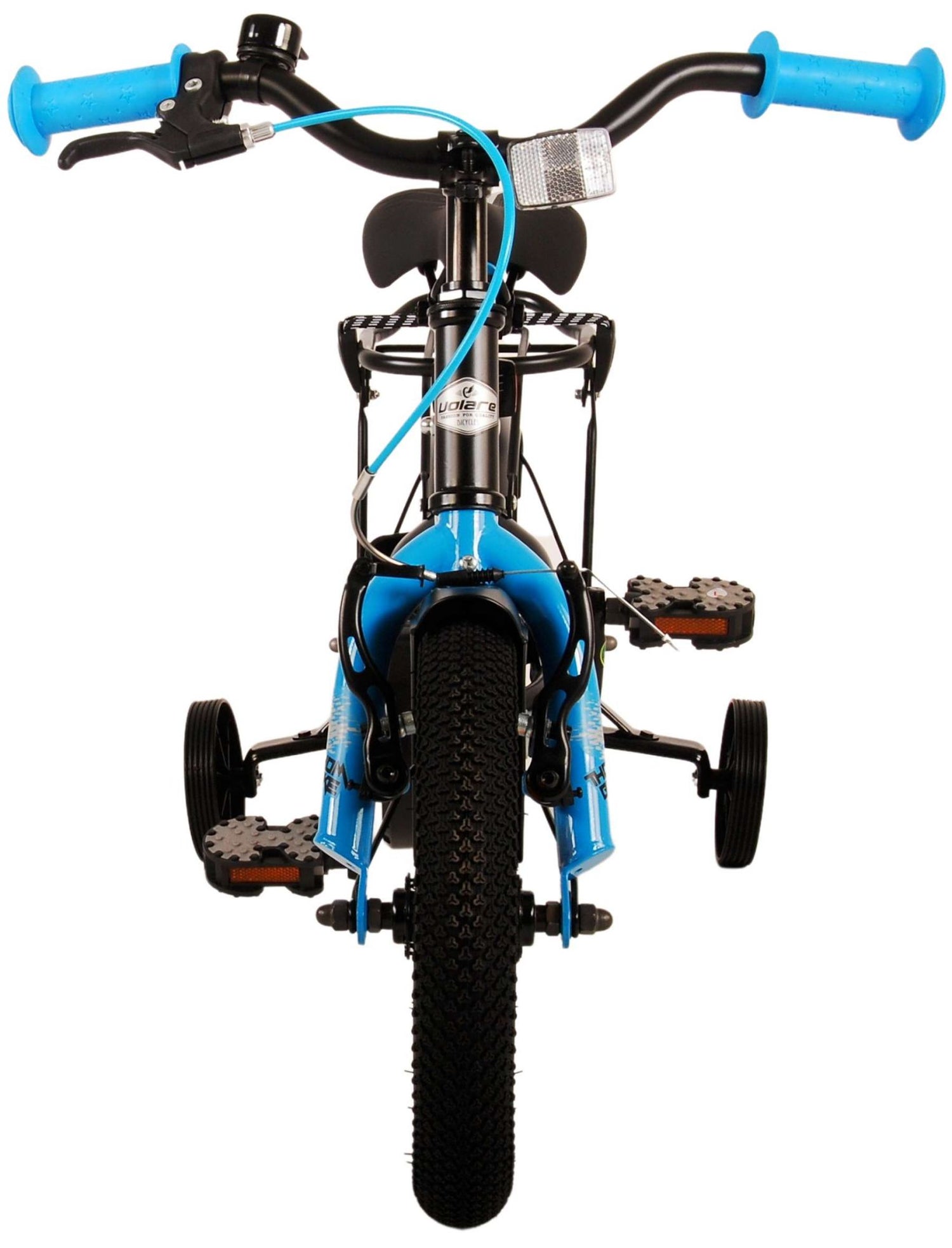 Volare Thombike Kinderfahrrad - Jungen - 12 Zoll - Schwarz Blau