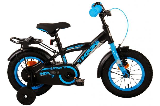 Volare Thombike Kinderfahrrad - Jungen - 12 Zoll - Schwarz Blau