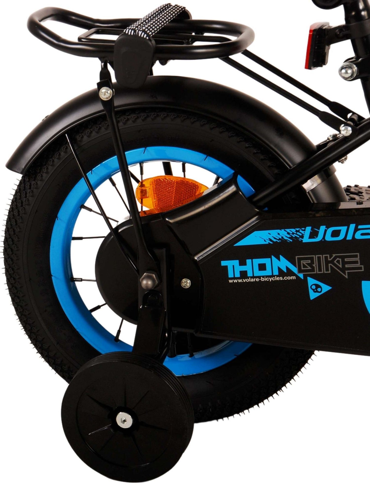 Volare Thombike Kinderfahrrad - Jungen - 12 Zoll - Schwarz Blau