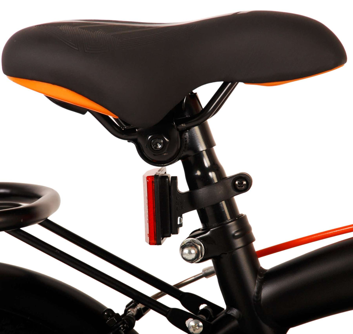 Volare Thombike Kinderfahrrad - Jungen - 12 Zoll - Schwarz Orange - Zweihandbremsen