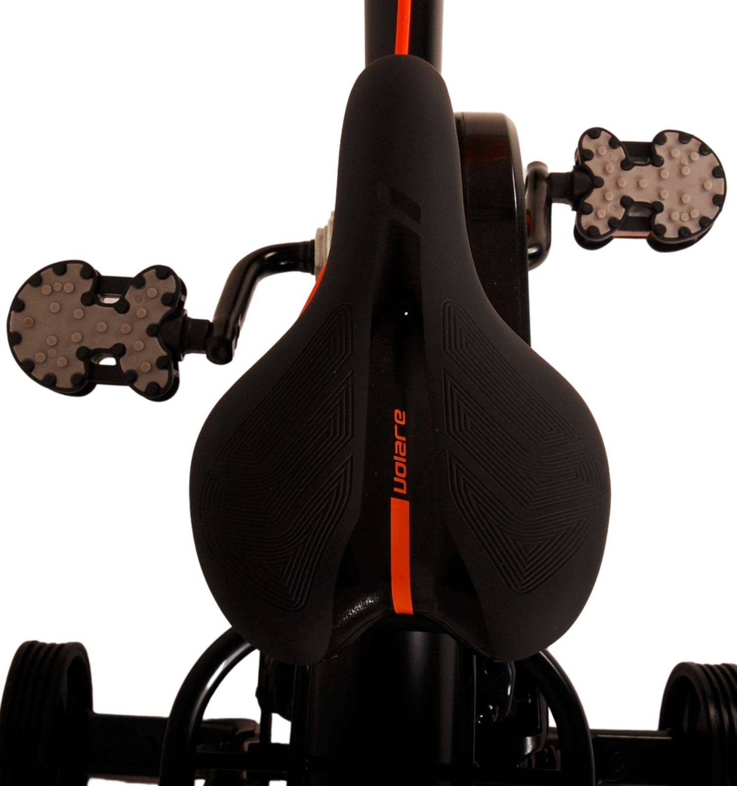 Volare Thombike Kinderfahrrad - Jungen - 12 Zoll - Schwarz Orange - Zweihandbremsen