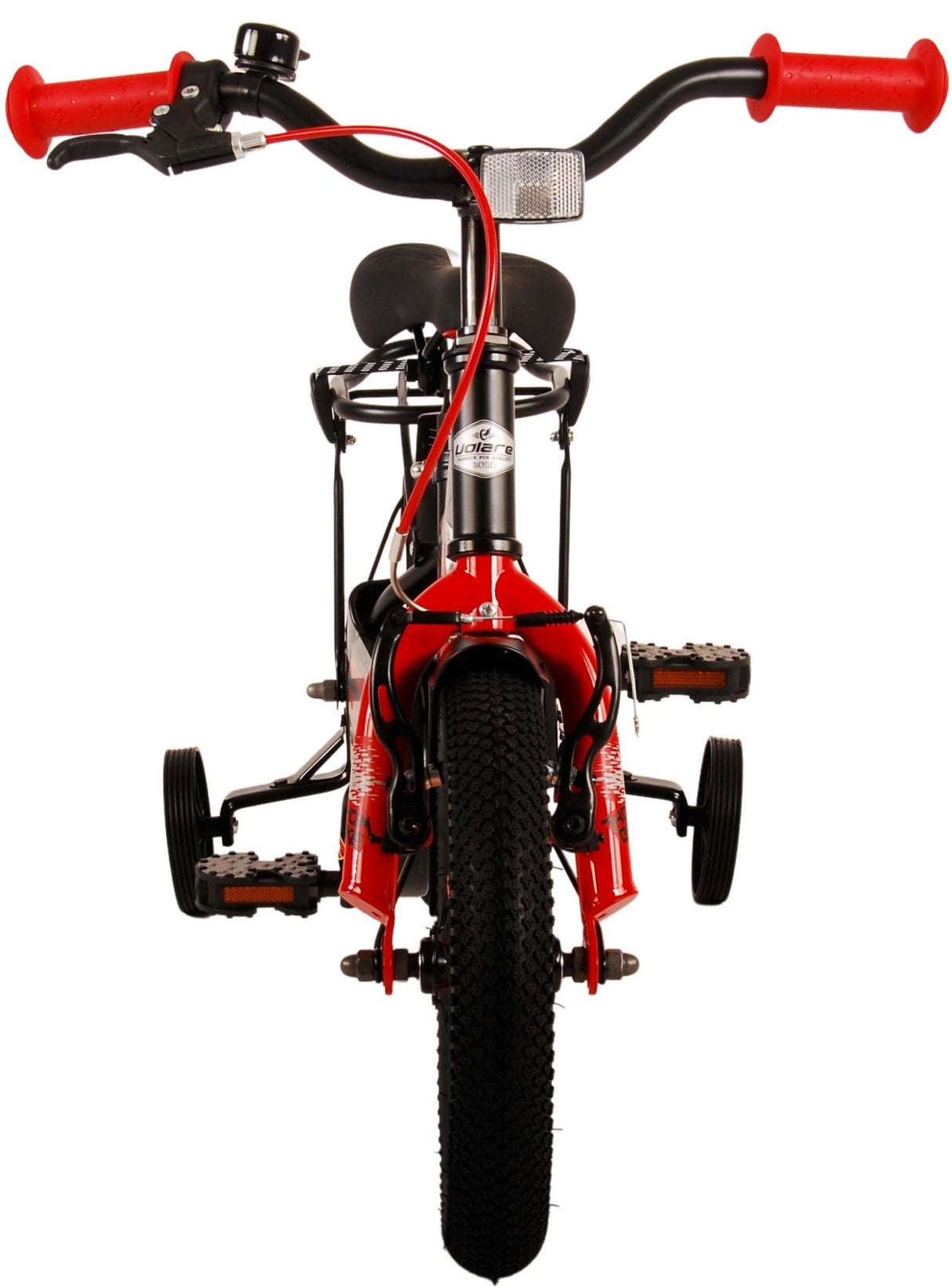 Volare Thombike Kinderfahrrad - Jungen - 12 Zoll - Schwarz Rot