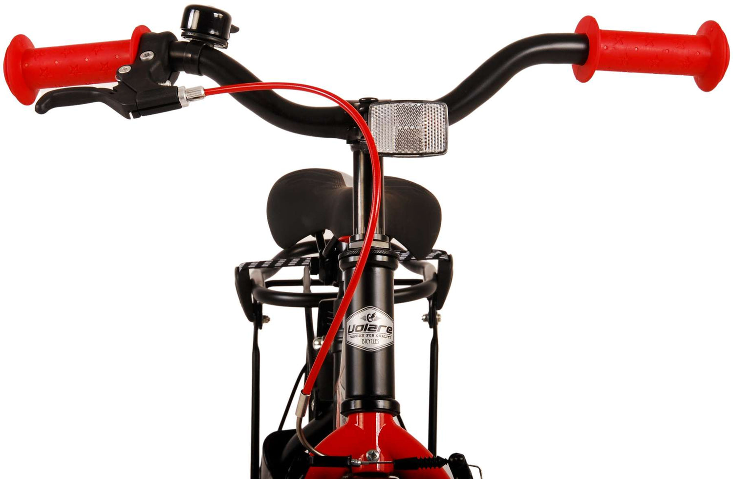 Volare Thombike Kinderfahrrad - Jungen - 12 Zoll - Schwarz Rot