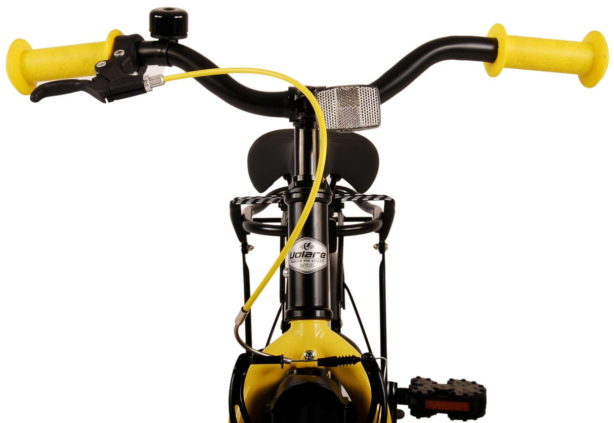 Volare Thombike Kinderfahrrad - Jungen - 14 Zoll - Schwarz Gelb