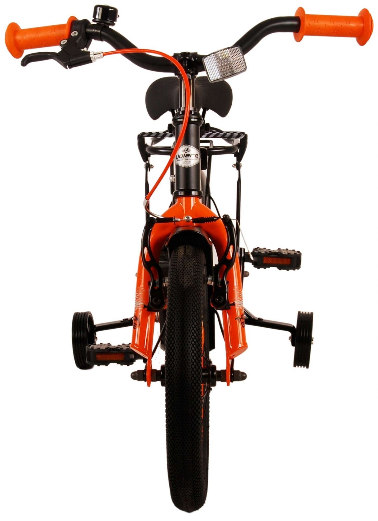 Volare Thombike Kinderfahrrad - Jungen - 14 Zoll - Schwarz Orange