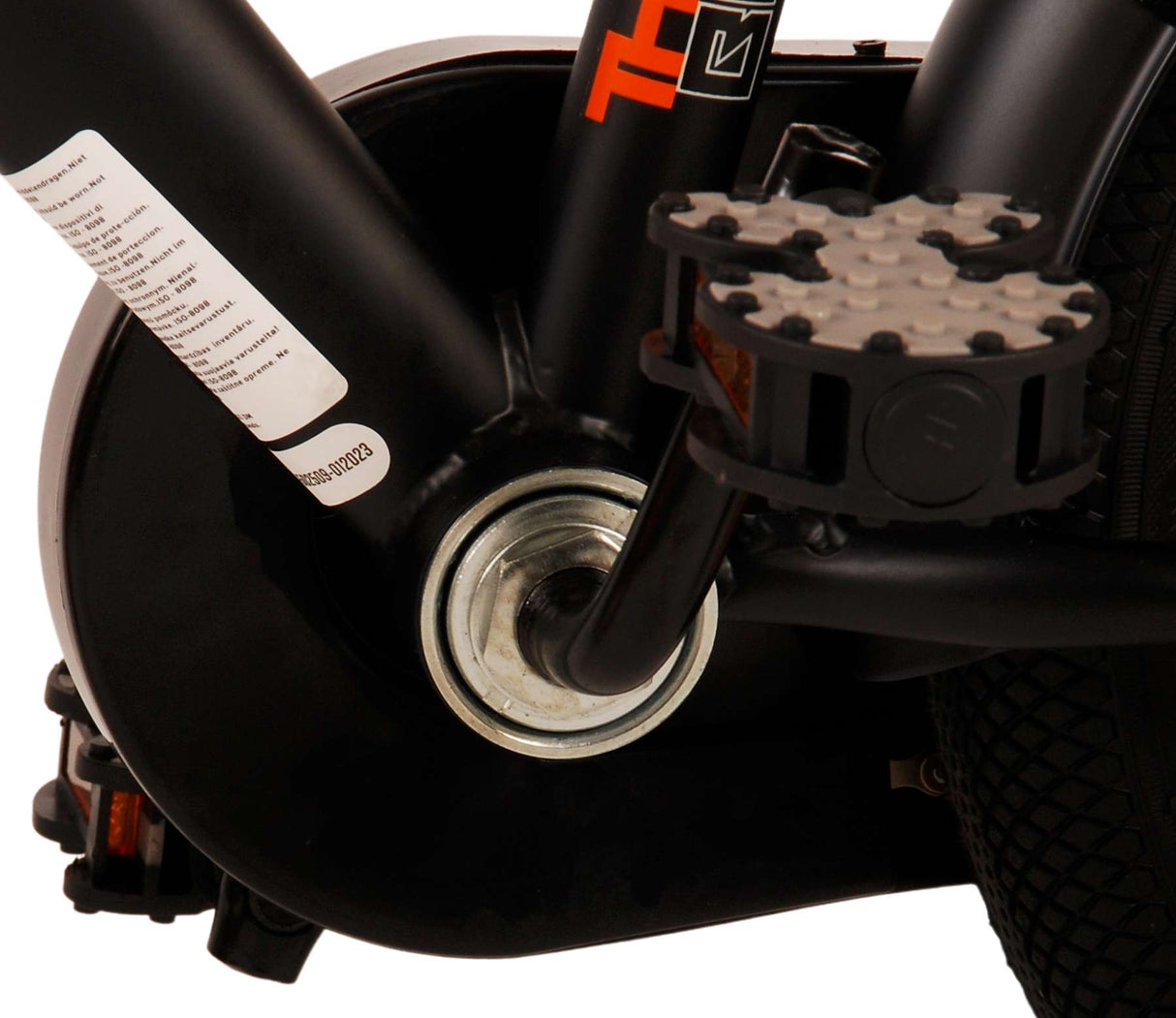 Volare Thombike Kinderfahrrad - Jungen - 14 Zoll - Schwarz Orange