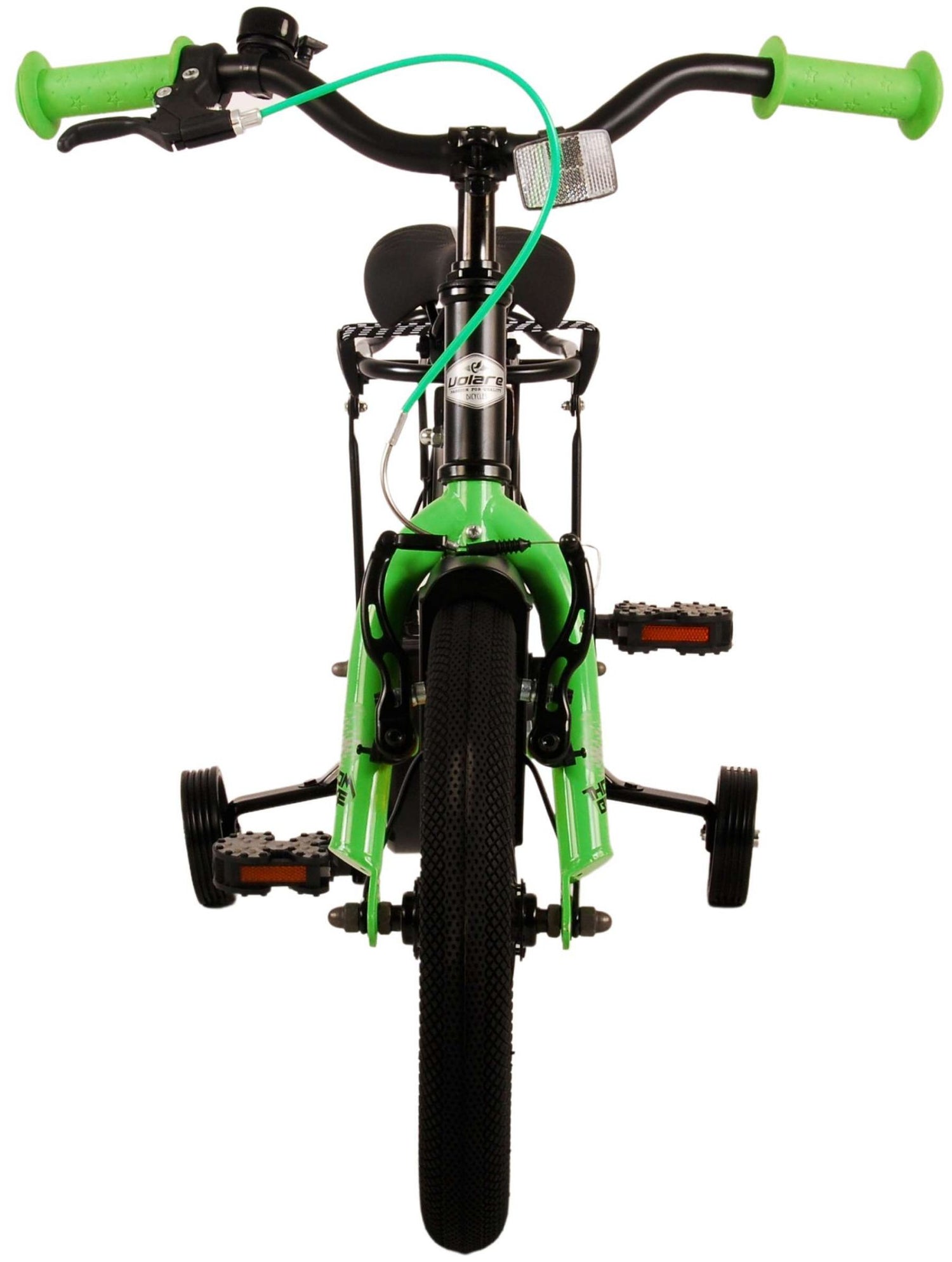 Volare Thombike Kinderfahrrad - Jungen - 14 Zoll - Schwarz Grün