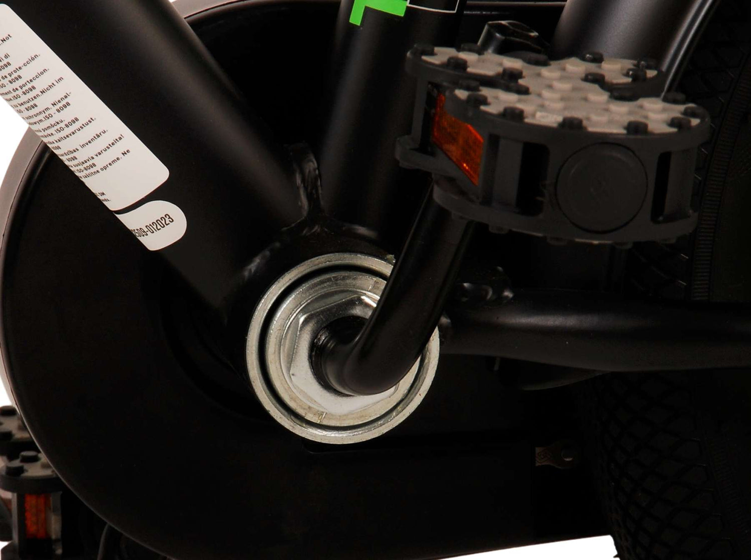 Volare Thombike Kinderfahrrad - Jungen - 14 Zoll - Schwarz Grün