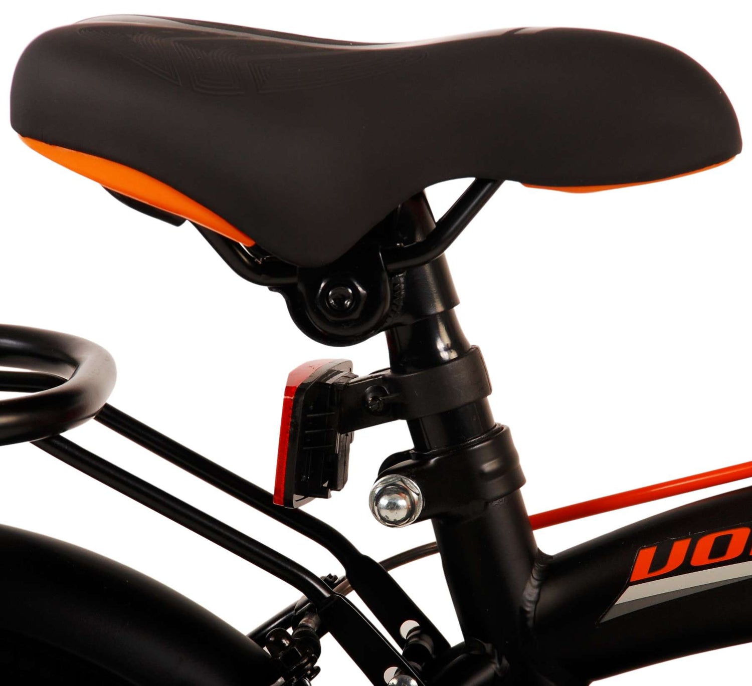 Volare Thombike Kinderfahrrad - Jungen - 14 Zoll - Schwarz Orange - Zweihandbremsen