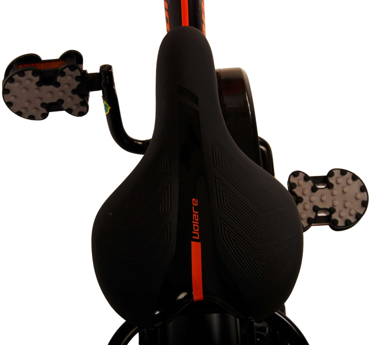 Volare Thombike Kinderfahrrad - Jungen - 14 Zoll - Schwarz Orange - Zweihandbremsen