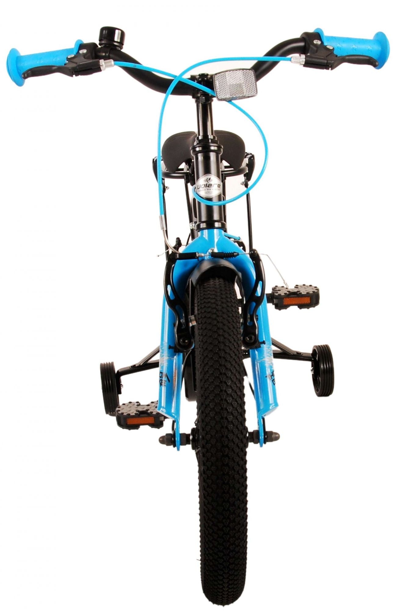 Volare Thombike Kinderfahrrad - Jungen - 16 Zoll - Schwarz Blau - Zweihandbremsen
