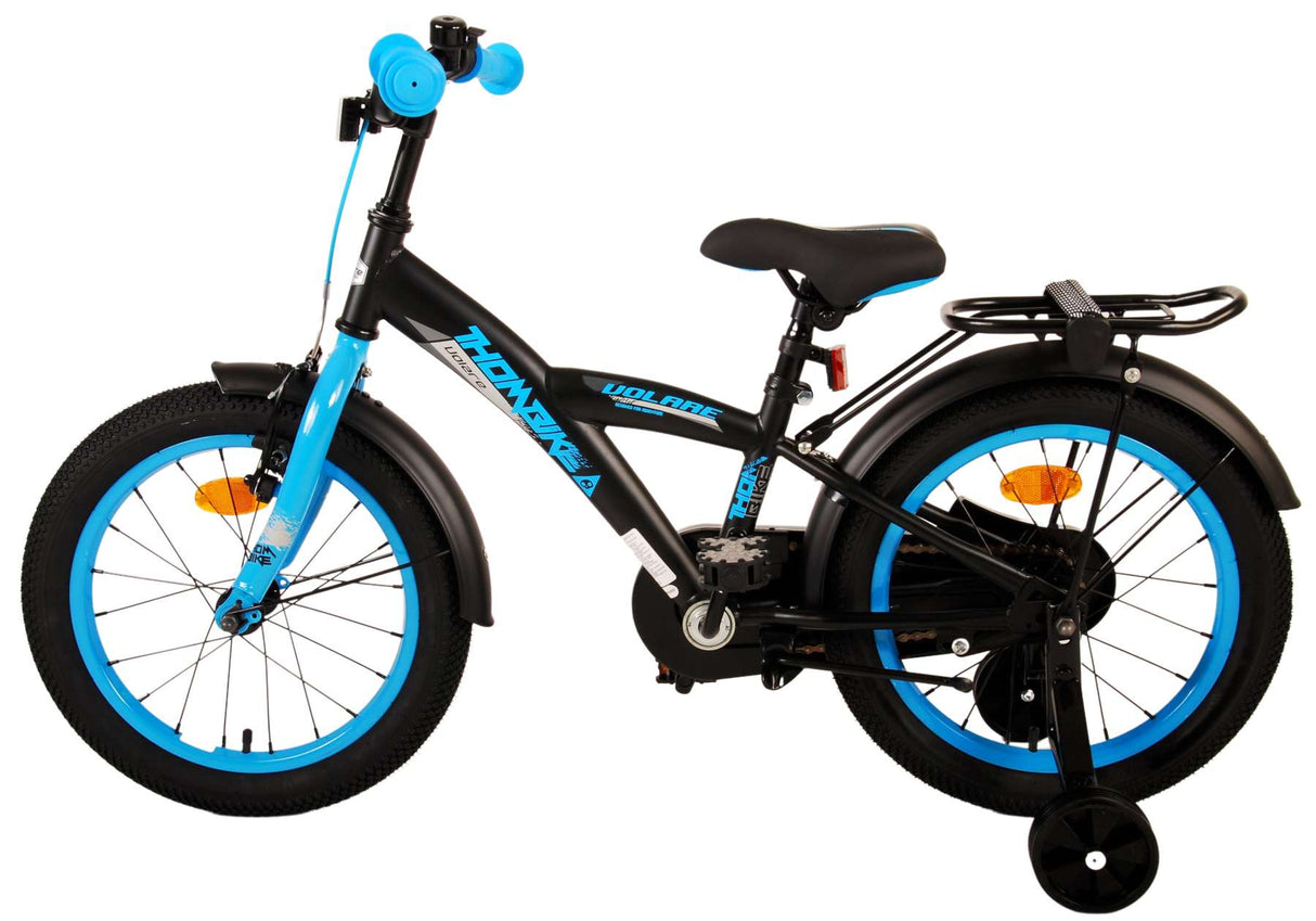 Volare Thombike Kinderfahrrad - Jungen - 16 Zoll - Schwarz Blau