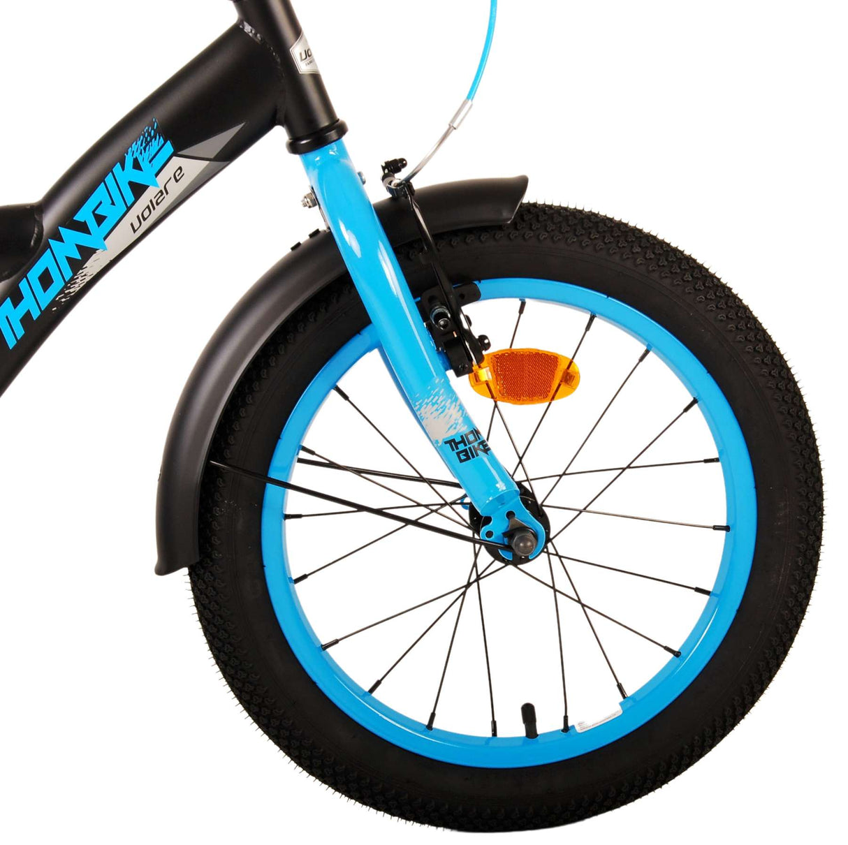 Volare Thombike Kinderfahrrad - Jungen - 16 Zoll - Schwarz Blau