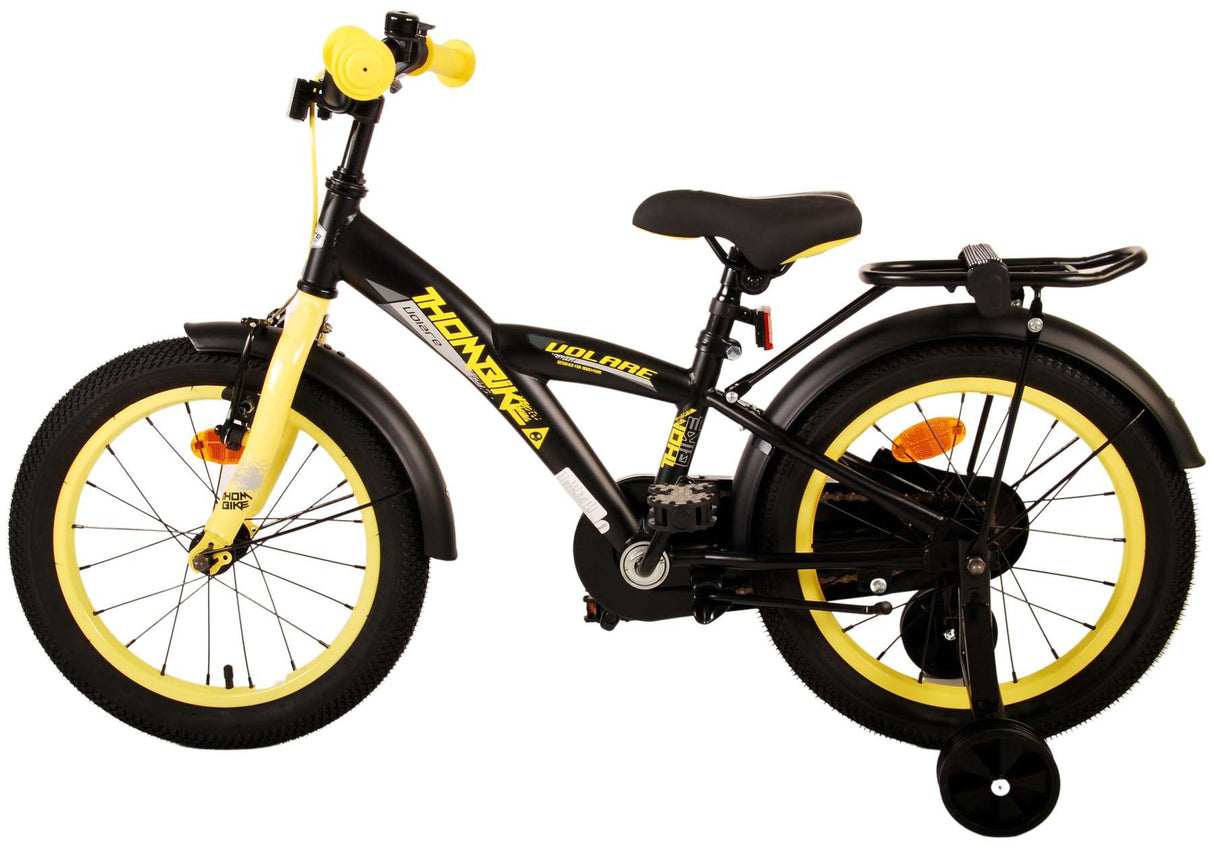 Volare Thombike Kinderfahrrad - Jungen - 16 Zoll - Schwarz Gelb