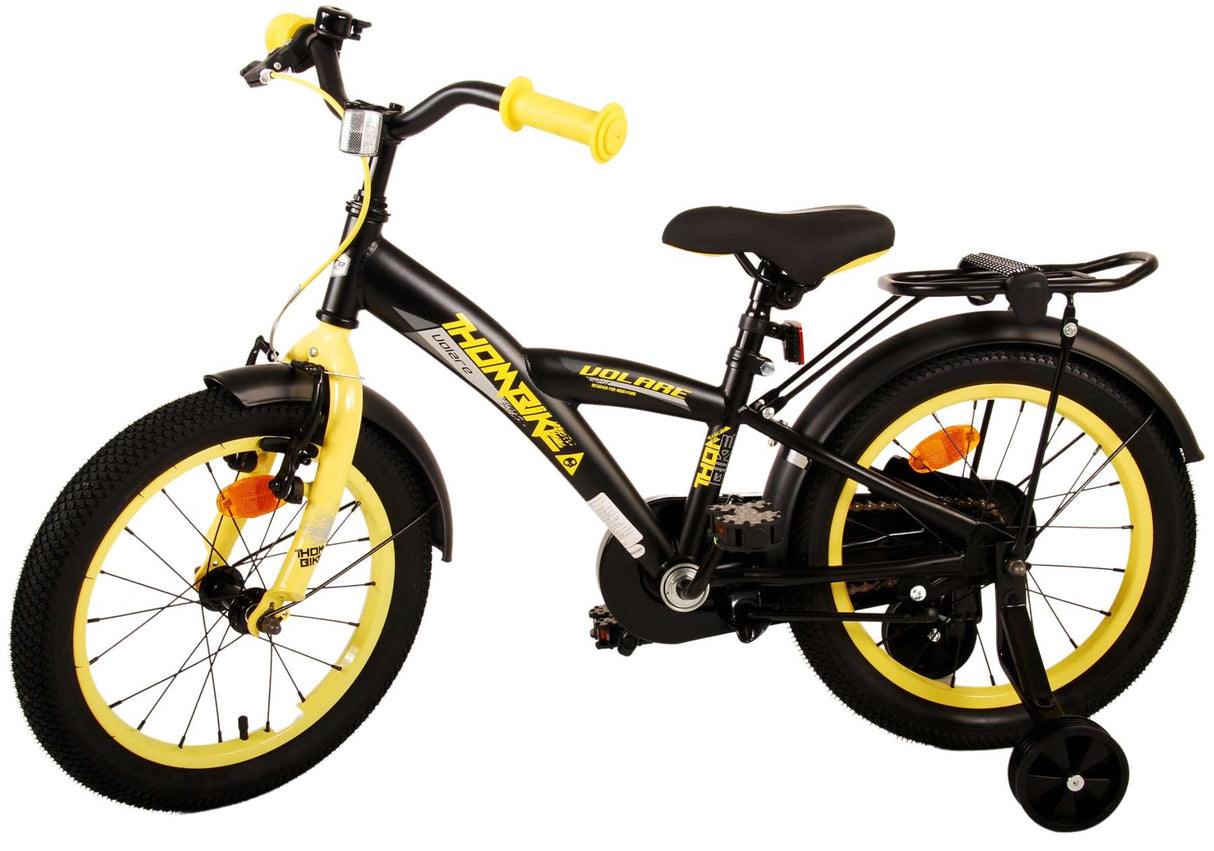 Volare Thombike Kinderfahrrad - Jungen - 16 Zoll - Schwarz Gelb