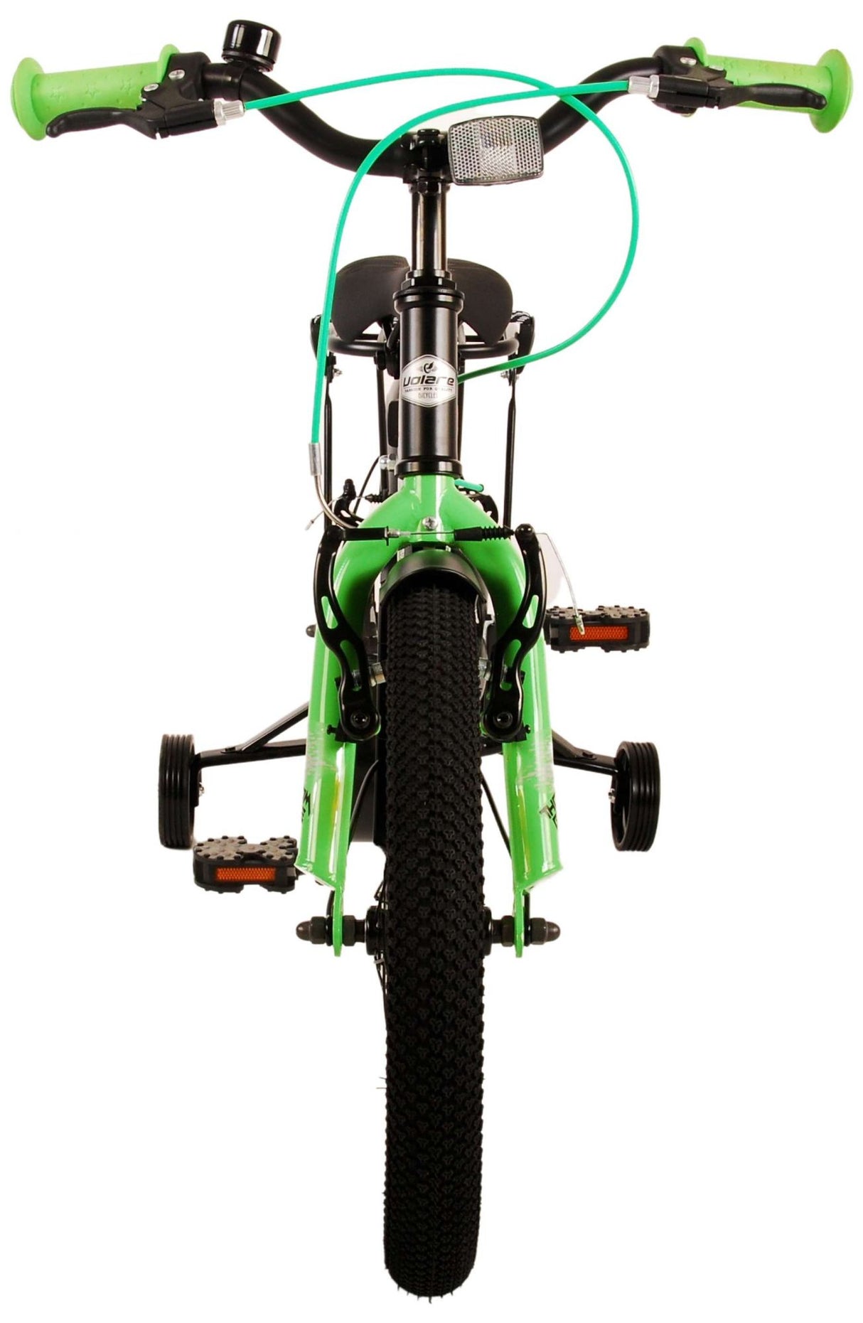 Volare Thombike Kinderfahrrad - Jungen - 16 Zoll - Schwarz Grün - Zweihandbremsen