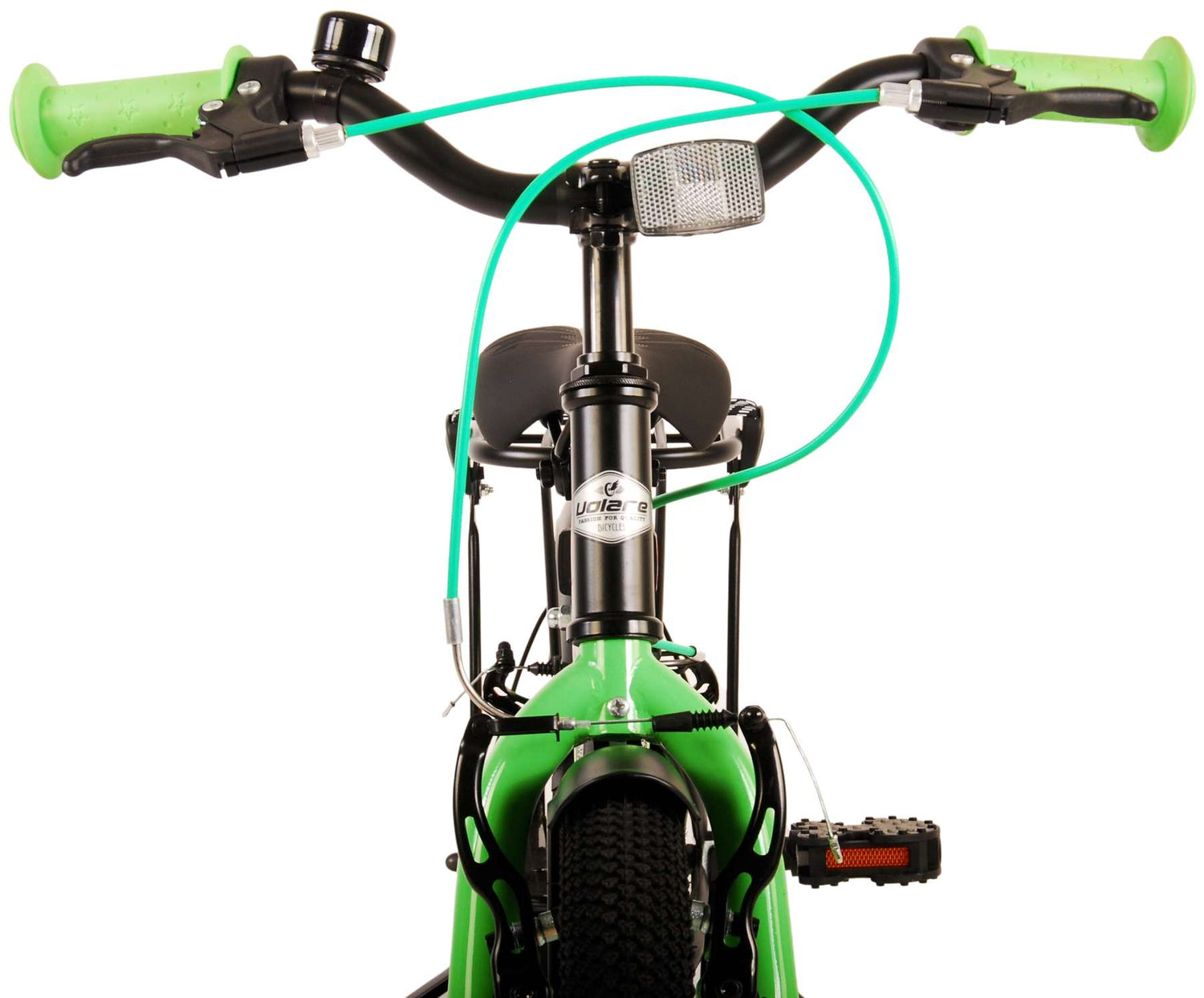Volare Thombike Kinderfahrrad - Jungen - 16 Zoll - Schwarz Grün - Zweihandbremsen