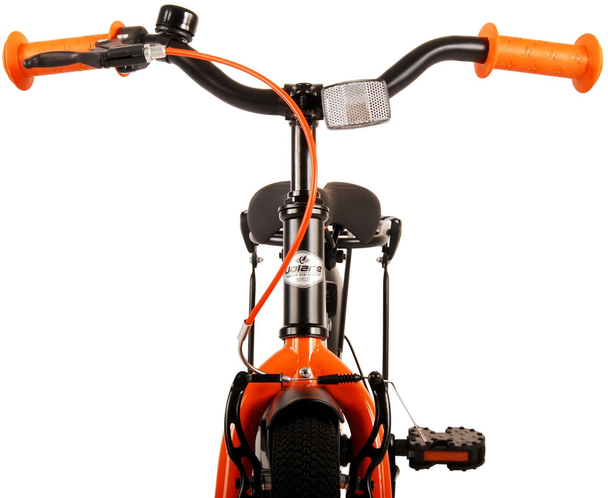 Volare Thombike Kinderfahrrad - Jungen - 16 Zoll - Schwarz Orange