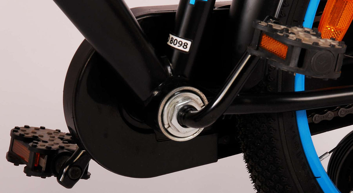 Volare Thombike Kinderfahrrad - Jungen - 18 Zoll - Schwarz Blau