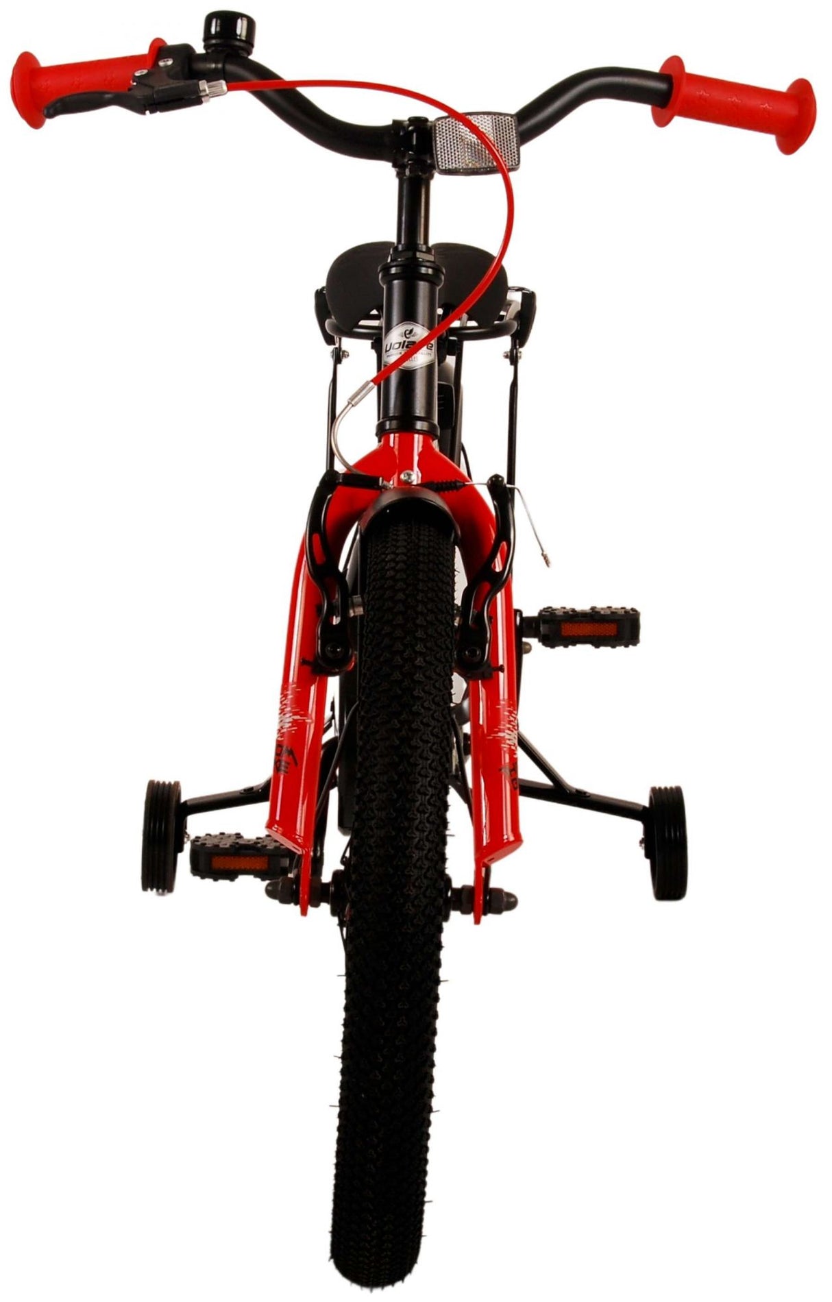 Volare Thombike Kinderfahrrad - Jungen - 18 Zoll - Schwarz Rot