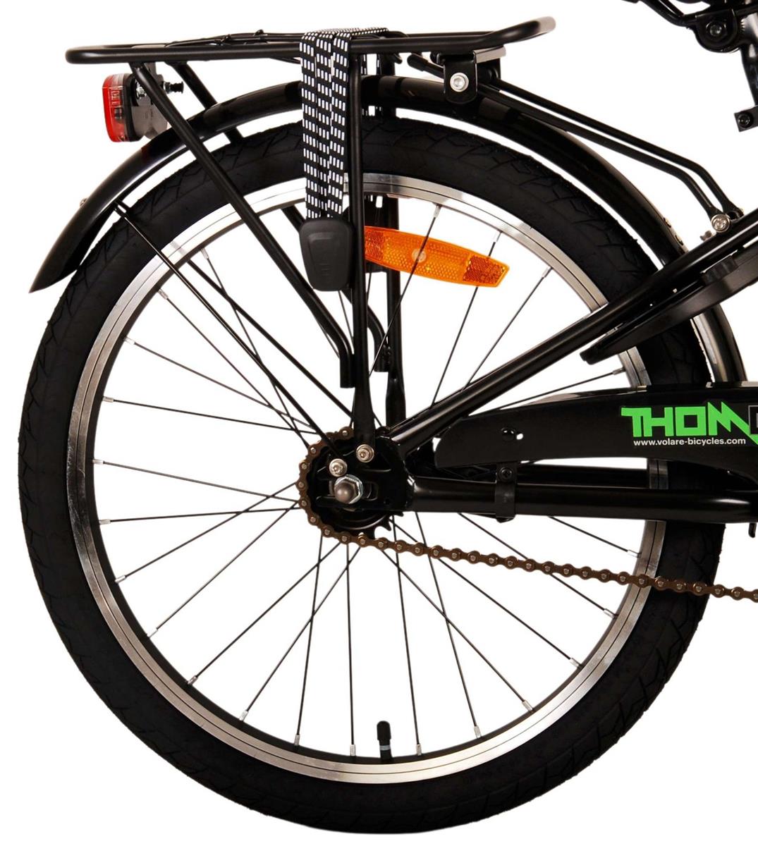 Volare Thombike Kinderfahrrad - Jungen - 20 Zoll - Schwarz Grün