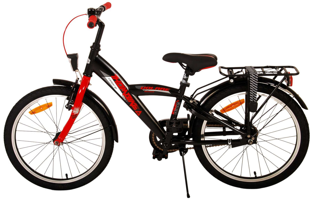 Volare Thombike Kinderfahrrad - Jungen - 20 Zoll - Schwarz Rot