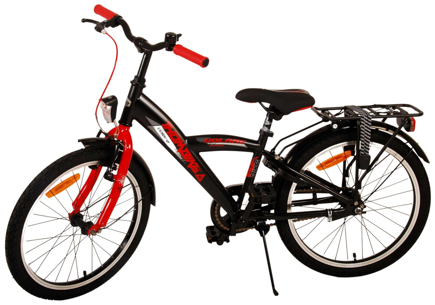 Volare Thombike Kinderfahrrad - Jungen - 20 Zoll - Schwarz Rot
