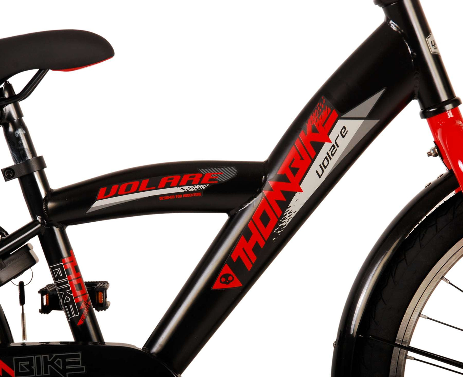 Volare Thombike Kinderfahrrad - Jungen - 20 Zoll - Schwarz Rot