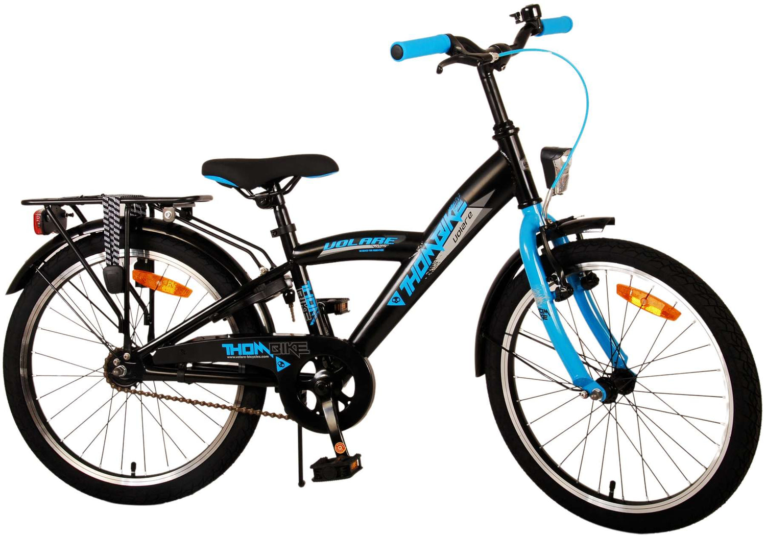 Volare Thombike Kinderfahrrad - Jungen - 20 Zoll - Schwarz Blau